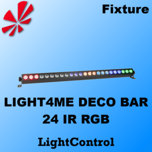 FIXTURA LIGHT4ME DECO BAR 24 IR RGB (FREESTYLER)